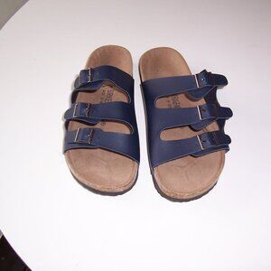 Birkenstock, Sandal, Size 7,5, Navy Blue